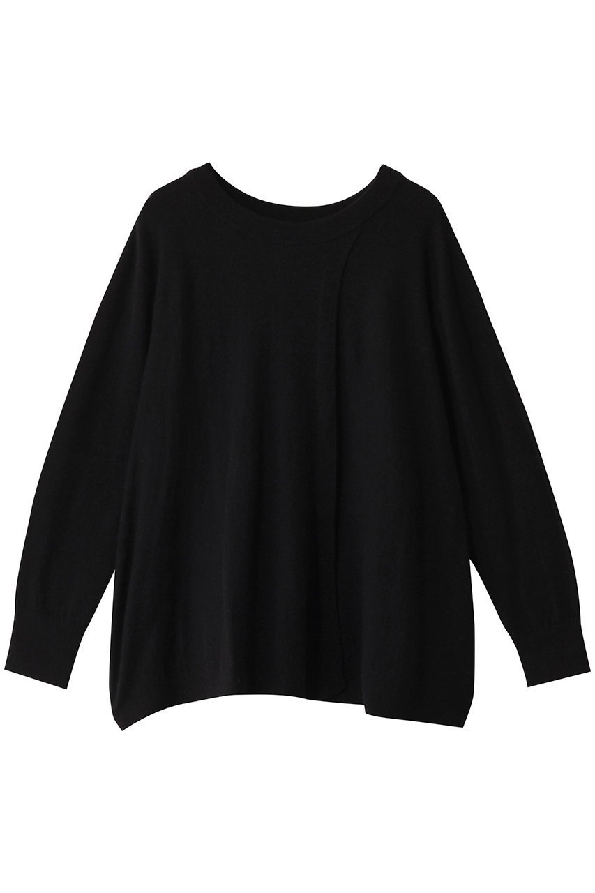 【ミズイロ インド/mizuiro ind】のponcho like P/O プルオーバー インテリア・キッズ・メンズ・レディースファッション・服の通販 founy(ファニー) 　ファッション　Fashion　レディースファッション　Fashion for Women　トップス・カットソー　Cut & Sew Tops　ニット　Knit Tops & Sweaters　カジュアルプルオーバー・ニットトップス　Pullovers & Knit Tops / Casual Pullovers　インナー　Innerwear　シンプル　Simple, Minimal　スリット　Slit, Slit Detail　ボトム　Bottoms, Lower Wear　リラックス　Relax, Relaxed Fit　black|ID: prp329100004608962 ipo3291000000032956244