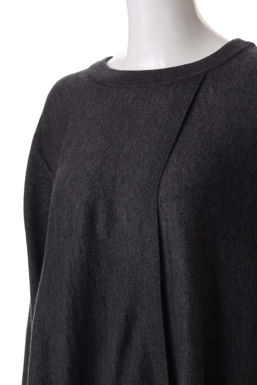 【ミズイロ インド/mizuiro ind】のponcho like P/O プルオーバー 人気、トレンドファッション・服の通販 founy(ファニー) 　ファッション　Fashion　レディースファッション　Fashion for Women　トップス・カットソー　Cut & Sew Tops　ニット　Knit Tops & Sweaters　カジュアルプルオーバー・ニットトップス　Pullovers & Knit Tops / Casual Pullovers　インナー　Innerwear　シンプル　Simple, Minimal　スリット　Slit, Slit Detail　ボトム　Bottoms, Lower Wear　リラックス　Relax, Relaxed Fit　other-5|ID: prp329100004608962 ipo3291000000032956262