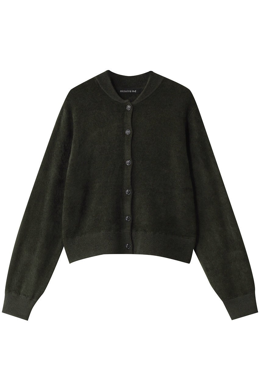 【ミズイロ インド/mizuiro ind】のmole yarn blouson like C/D カーディガン インテリア・キッズ・メンズ・レディースファッション・服の通販 founy(ファニー) 　ファッション　Fashion　レディースファッション　Fashion for Women　トップス・カットソー　Cut & Sew Tops　ニット　Knit Tops & Sweaters　カーディガン・羽織り　Layered Style Cardigans　カーディガン　Cardigan, Knitwear　ショート　Short, Short Length　トレンド　Trend, Trending Now　ワイド　Wide, Wide Fit　c.gray|ID: prp329100004608964 ipo3291000000032956270