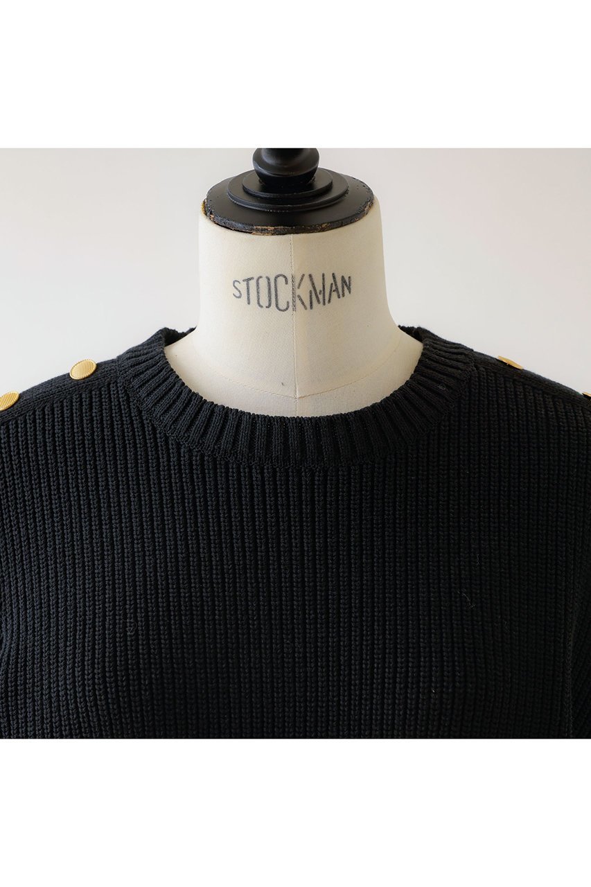 【デザイン ワークス/DESIGN WORKS】のBEAUVET ショルダーボタンプルオーバー 人気、トレンドファッション・服の通販 founy(ファニー) 　ファッション　Fashion　レディースファッション　Fashion for Women　トップス・カットソー　Cut & Sew Tops　ニット　Knit Tops & Sweaters　カジュアルプルオーバー・ニットトップス　Pullovers & Knit Tops / Casual Pullovers　タフタ　Taffeta, Structured Fabric　ミドル　Middle Length, Mid Height　軽量　Lightweight, Ultra Light　other-4|ID: prp329100004608967 ipo3291000000032956428