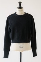【デザイン ワークス/DESIGN WORKS】のBEAUVET ショルダーボタンプルオーバー ブラック|ID: prp329100004608967 ipo3291000000034957246