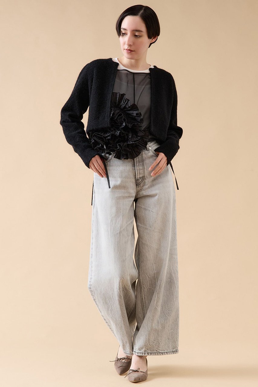 【マルティニーク/martinique】のミルドブークレーボレロカーディガン 人気、トレンドファッション・服の通販 founy(ファニー) ファッション Fashion レディースファッション Fashion for Women トップス・カットソー Cut & Sew Tops ニット Knit Tops & Sweaters カーディガン・羽織り Layered Style Cardigans インナー Innerwear カーディガン Cardigan, Knitwear ギャザー Gathered, Ruffled シアー Sheer, See-Through ショルダー Shoulder, Shoulder Strap ショート Short, Short Length ボレロ Bolero, Short Cardigan 夏 Summer other-3|ID: prp329100004608969 ipo3291000000035042231