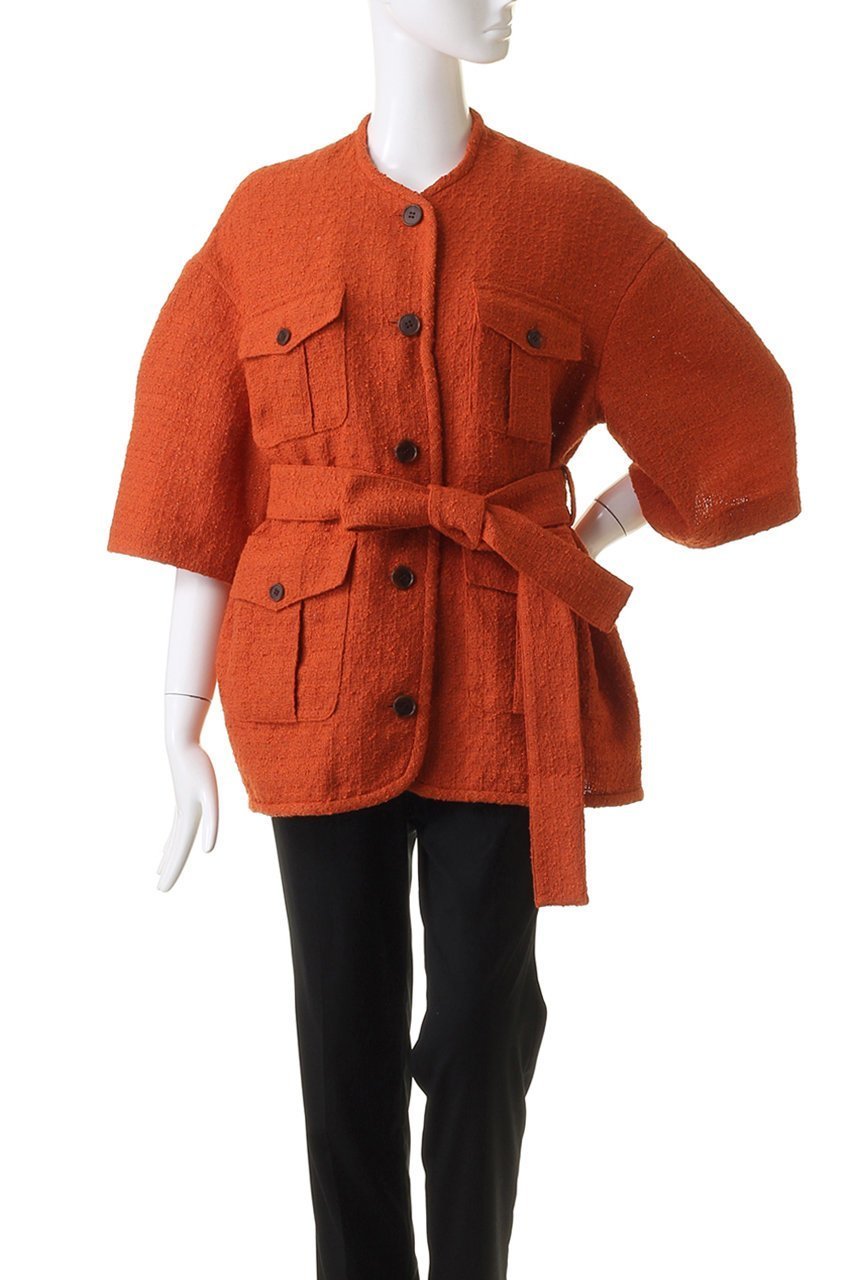 【クラネ/CLANE】のHALF SLEEVE TWEED JACKET/ジャケット 人気、トレンドファッション・服の通販 founy(ファニー) 　ファッション　Fashion　レディースファッション　Fashion for Women　アウター　Coat / Outerwear Collection　レディースジャケット・軽アウター　Jackets　おすすめ　Recommended / Our Picks　シェイプ　Shape, Slim Fit　ジャケット　Jacket, Outerwear　ツイード　Twill, Twill Weave　other-2|ID: prp329100004608974 ipo3291000000032956690
