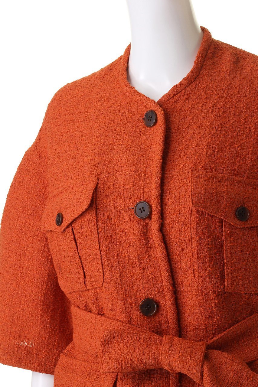 【クラネ/CLANE】のHALF SLEEVE TWEED JACKET/ジャケット 人気、トレンドファッション・服の通販 founy(ファニー) 　ファッション　Fashion　レディースファッション　Fashion for Women　アウター　Coat / Outerwear Collection　レディースジャケット・軽アウター　Jackets　おすすめ　Recommended / Our Picks　シェイプ　Shape, Slim Fit　ジャケット　Jacket, Outerwear　ツイード　Twill, Twill Weave　other-5|ID: prp329100004608974 ipo3291000000032956700