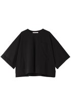 【プレインピープル/PLAIN PEOPLE】のオーガニック天竺ショート丈プルオーバー ブラック|ID: prp329100004608975 ipo3291000000032956714