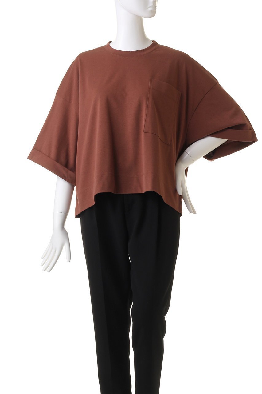 【プレインピープル/PLAIN PEOPLE】のオーガニック天竺ショート丈プルオーバー 人気、トレンドファッション・服の通販 founy(ファニー) 　ファッション　Fashion　レディースファッション　Fashion for Women　トップス・カットソー　Cut & Sew Tops　ニット　Knit Tops & Sweaters　カジュアルプルオーバー・ニットトップス　Pullovers & Knit Tops / Casual Pullovers　オーガニック　Organic Cotton　ショート　Short, Short Length　スリーブ　Sleeve, Long Sleeve / Short Sleeve　トレンド　Trend, Trending Now　バランス　Balance, Style Balance　ボトム　Bottoms, Lower Wear　ワイド　Wide, Wide Fit　エレガント 上品　Elegant　other-2|ID: prp329100004608975 ipo3291000000032956718