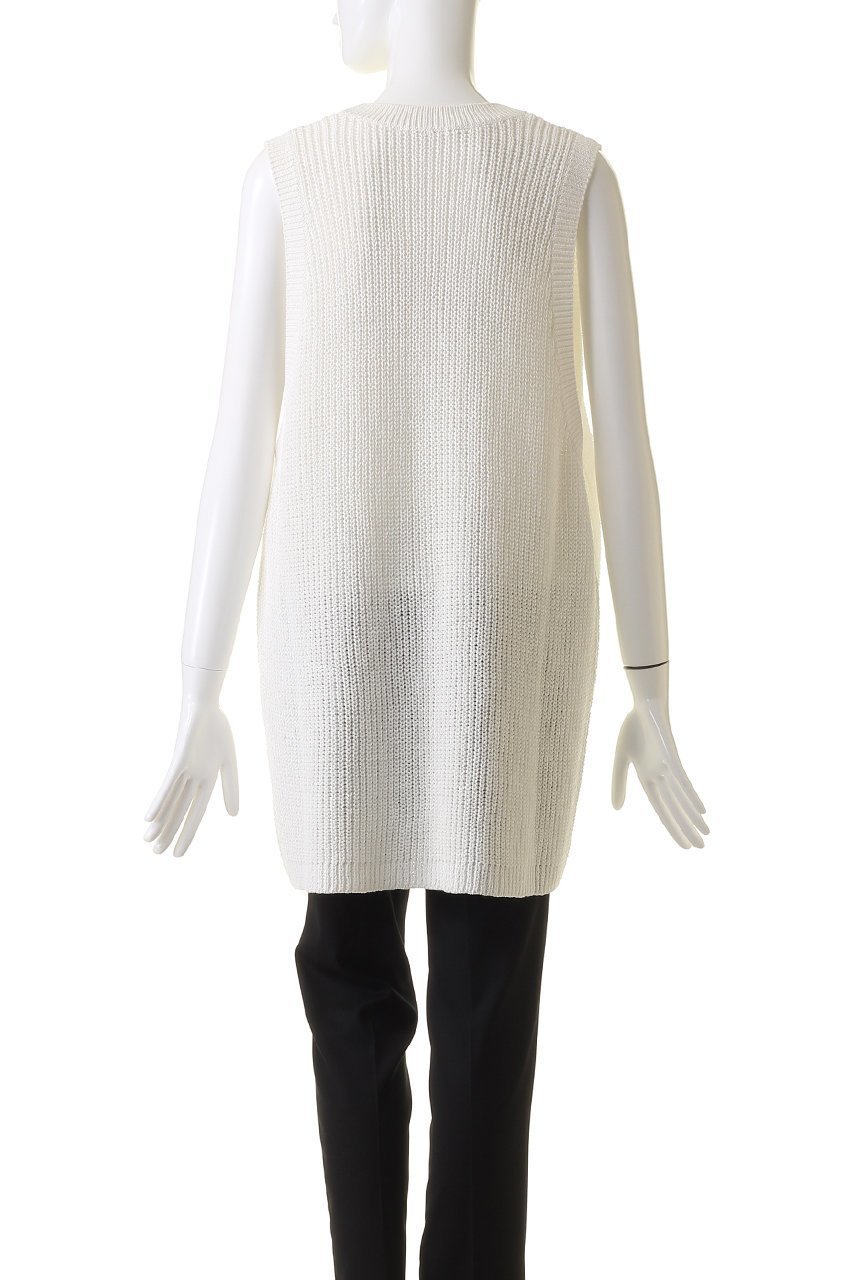 【プレインピープル/PLAIN PEOPLE】のコットン2WAYニットベスト 人気、トレンドファッション・服の通販 founy(ファニー) 　ファッション　Fashion　レディースファッション　Fashion for Women　トップス・カットソー　Cut & Sew Tops　ニット　Knit Tops & Sweaters　ベスト&ジレ / 重ね着スタイル　Vests & Gilets　カジュアルプルオーバー・ニットトップス　Pullovers & Knit Tops / Casual Pullovers　フロント　Front, Front Design　ベスト　Vest, Waistcoat　ロング　Long, Long-Length　畦　Ribbed Knit　other-4|ID: prp329100004608976 ipo3291000000032956752