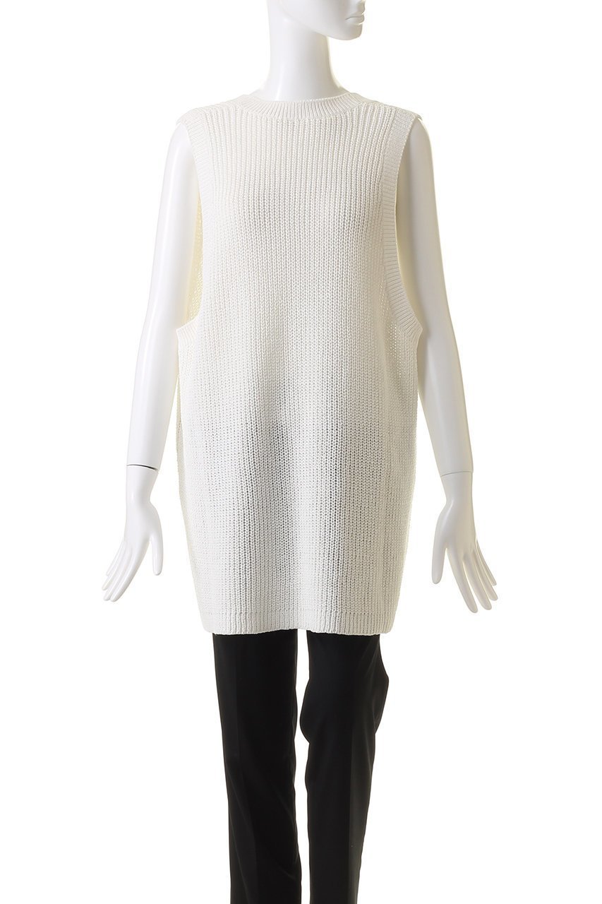 【プレインピープル/PLAIN PEOPLE】のコットン2WAYニットベスト 人気、トレンドファッション・服の通販 founy(ファニー) 　ファッション　Fashion　レディースファッション　Fashion for Women　トップス・カットソー　Cut & Sew Tops　ニット　Knit Tops & Sweaters　ベスト&ジレ / 重ね着スタイル　Vests & Gilets　カジュアルプルオーバー・ニットトップス　Pullovers & Knit Tops / Casual Pullovers　フロント　Front, Front Design　ベスト　Vest, Waistcoat　ロング　Long, Long-Length　畦　Ribbed Knit　other-6|ID: prp329100004608976 ipo3291000000032956759