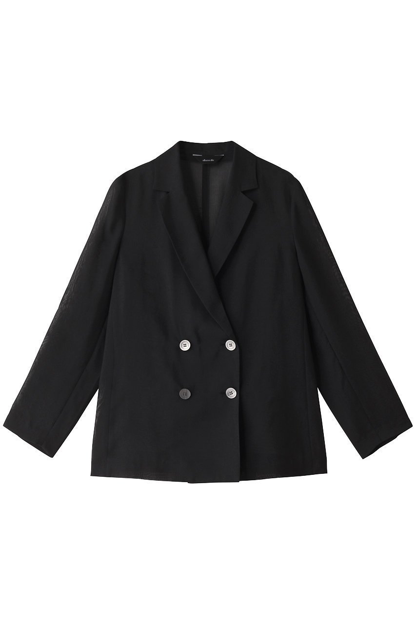 【アルアバイル/allureville】のワルツシアーオーガンジャケット 人気、トレンドファッション・服の通販 founy(ファニー) 　ファッション　Fashion　レディースファッション　Fashion for Women　アウター　Coat / Outerwear Collection　レディースジャケット・軽アウター　Jackets　おすすめ　Recommended / Our Picks　カッティング　Cutting Detail　クール　Cool, Chic　シアー　Sheer, See-Through　ジャケット　Jacket, Outerwear　マニッシュ　Mannish, Boyish　エレガント 上品　Elegant　 other-1|ID: prp329100004608978 ipo3291000000035721180
