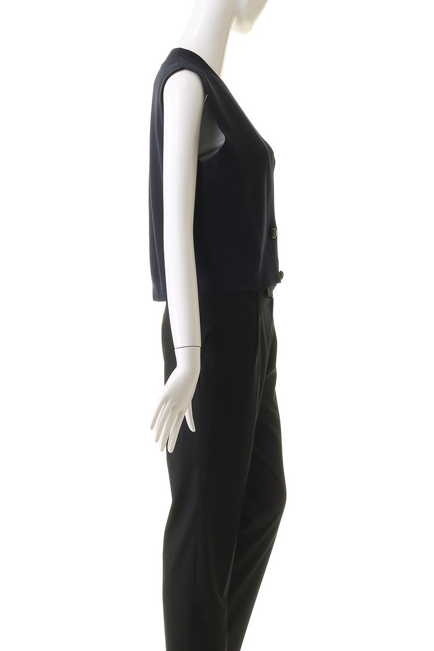【ヒューエルミュージアム/hueLe Museum】の【hLM】ミラノリブニットベスト 人気、トレンドファッション・服の通販 founy(ファニー) 　ファッション　Fashion　レディースファッション　Fashion for Women　トップス・カットソー　Cut & Sew Tops　ニット　Knit Tops & Sweaters　カーディガン・羽織り　Layered Style Cardigans　ベスト&ジレ / 重ね着スタイル　Vests & Gilets　カーディガン　Cardigan, Knitwear　シンプル　Simple, Minimal　ベスト　Vest, Waistcoat　ベーシック　Basic, Essential　ミラノリブ　Milano Rib, Milano Stitch　other-3|ID: prp329100004608979 ipo3291000000032957011