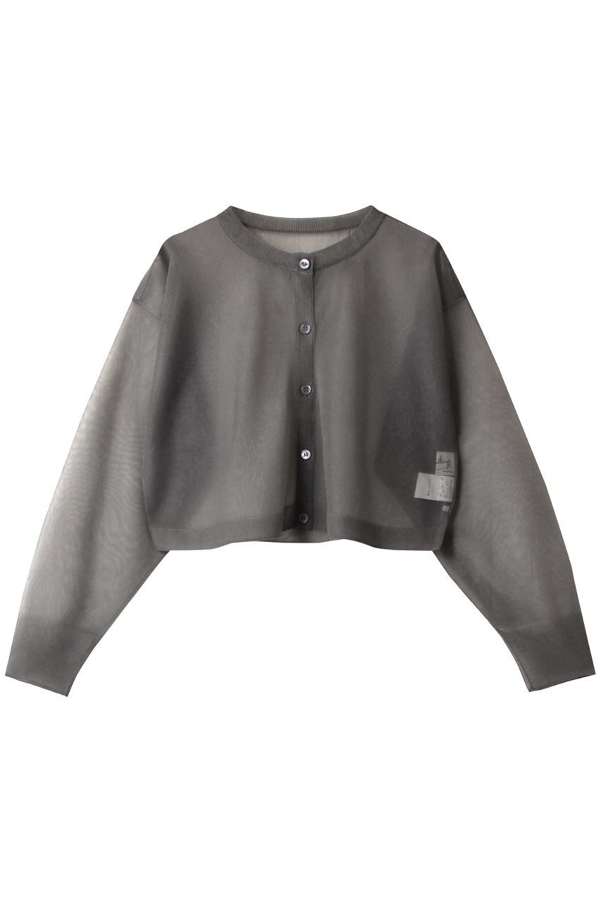 【マルティニーク/martinique】の【l heritage martinique】カーディガン 人気、トレンドファッション・服の通販 founy(ファニー) 　ファッション　Fashion　レディースファッション　Fashion for Women　トップス・カットソー　Cut & Sew Tops　ニット　Knit Tops & Sweaters　カーディガン・羽織り　Layered Style Cardigans　カーディガン　Cardigan, Knitwear　シアー　Sheer, See-Through　ショート　Short, Short Length　トレンド　Trend, Trending Now　バランス　Balance, Style Balance　ボトム　Bottoms, Lower Wear　 other-1|ID: prp329100004608981 ipo3291000000032957221