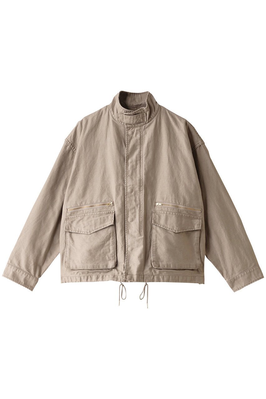 【エリオポール/heliopole】のミリタリーショートブルゾン インテリア・キッズ・メンズ・レディースファッション・服の通販 founy(ファニー) 　ファッション　Fashion　レディースファッション　Fashion for Women　アウター　Coat / Outerwear Collection　レディースジャケット・軽アウター　Jackets　ブルゾンジャケット・スポーティアウター　Blouson Jackets　ジャケット　Jacket, Outerwear　ブルゾン　Blouson, Bomber Jacket　ヴィンテージ　Vintage Style　ベージュ|ID: prp329100004608982 ipo3291000000032957283