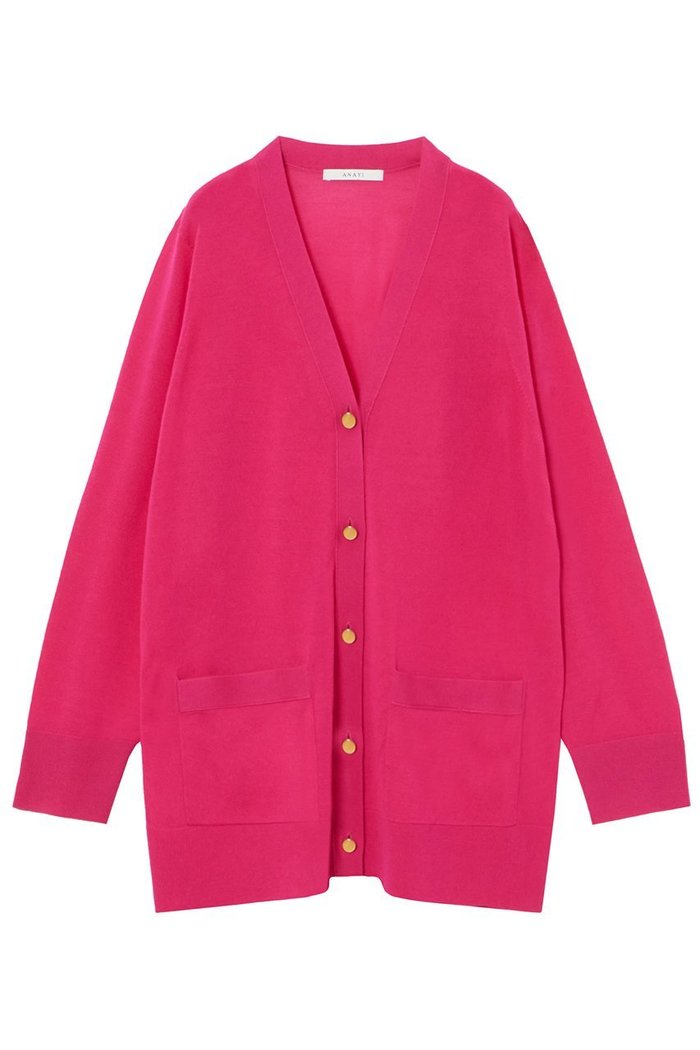 【アナイ/ANAYI】のエキストラメリノVネック カーディガン インテリア・キッズ・メンズ・レディースファッション・服の通販 founy(ファニー) https://founy.com/ ファッション Fashion レディースファッション Fashion for Women トップス・カットソー Cut & Sew Tops ニット Knit Tops & Sweaters カーディガン・羽織り Layered Style Cardigans Vネックトップス V-Neck Tops / V-Cut Neckline Shirts アンサンブル Ensemble Set エレガント 上品 Elegant カーディガン Cardigan, Knitwear ジャケット Jacket, Outerwear メタル Metal, Metal Parts ロング Long, Long-Length 夏 Summer 春 Spring 秋 Autumn |ID: prp329100004608983 ipo3291000000032957503