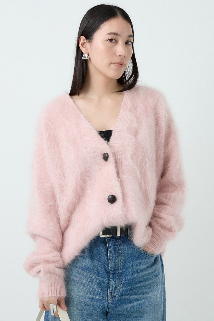 【カオス/Chaos】のロンデリアカーディガン インテリア・キッズ・メンズ・レディースファッション・服の通販 founy(ファニー) 　ファッション　Fashion　レディースファッション　Fashion for Women　トップス・カットソー　Cut & Sew Tops　ニット　Knit Tops & Sweaters　カーディガン・羽織り　Layered Style Cardigans　カーディガン　Cardigan, Knitwear　ドロップ　Drop Shoulder, Dropped Style　ピンク|ID: prp329100004608984 ipo3291000000035656356