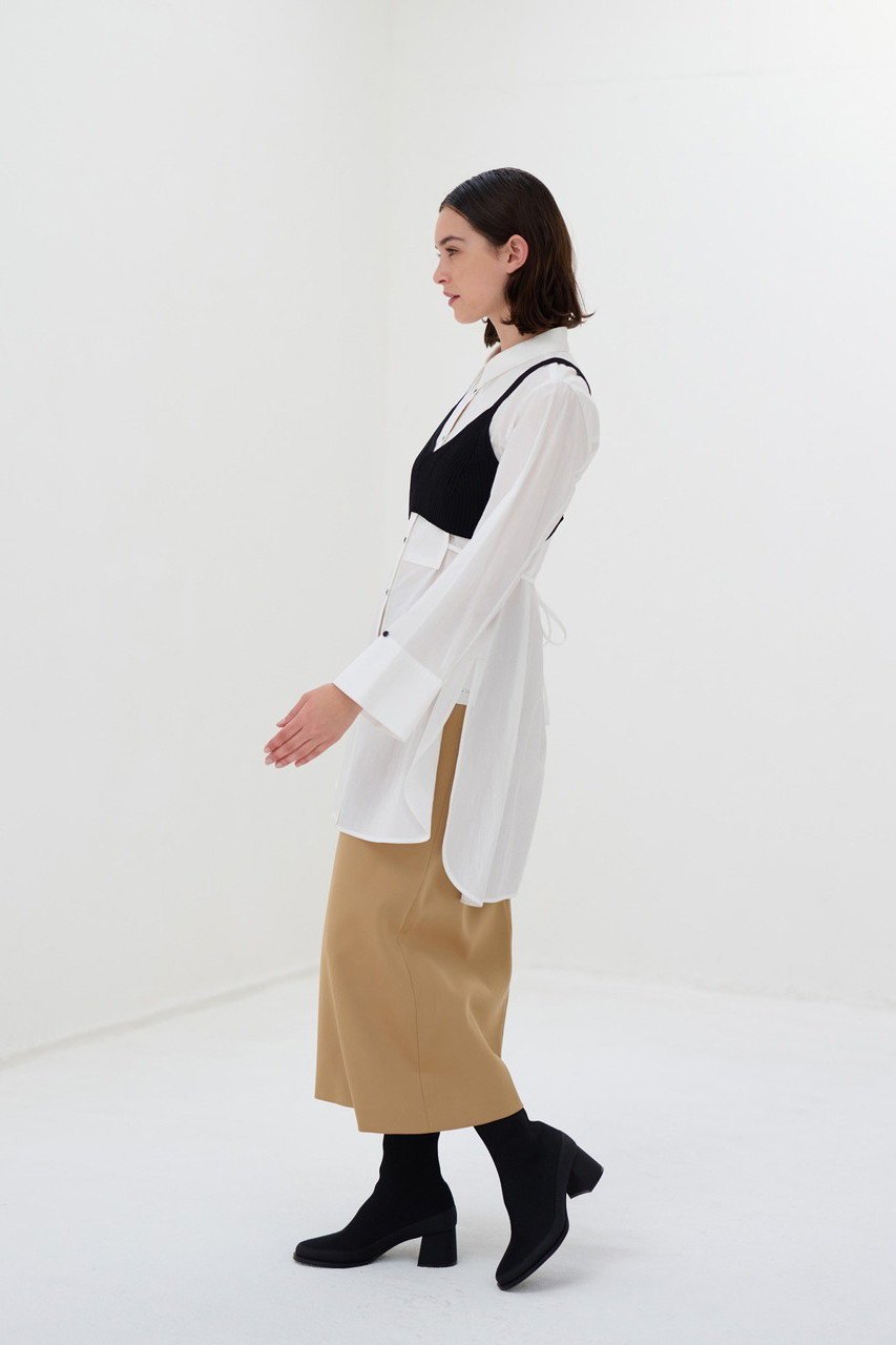 【ランバン オン ブルー/LANVIN en Bleu】のブライトリブニットビスチェ 人気、トレンドファッション・服の通販 founy(ファニー) 　ファッション　Fashion　レディースファッション　Fashion for Women　トップス・カットソー　Cut & Sew Tops　ニット　Knit Tops & Sweaters　カジュアルプルオーバー・ニットトップス　Pullovers & Knit Tops / Casual Pullovers　ビスチェ　Bustiers & Corset Tops / Layered Bustier Style　おすすめ　Recommended / Our Picks　カットソー　Cut and Sewn Top　other-6|ID: prp329100004608986 ipo3291000000032957920