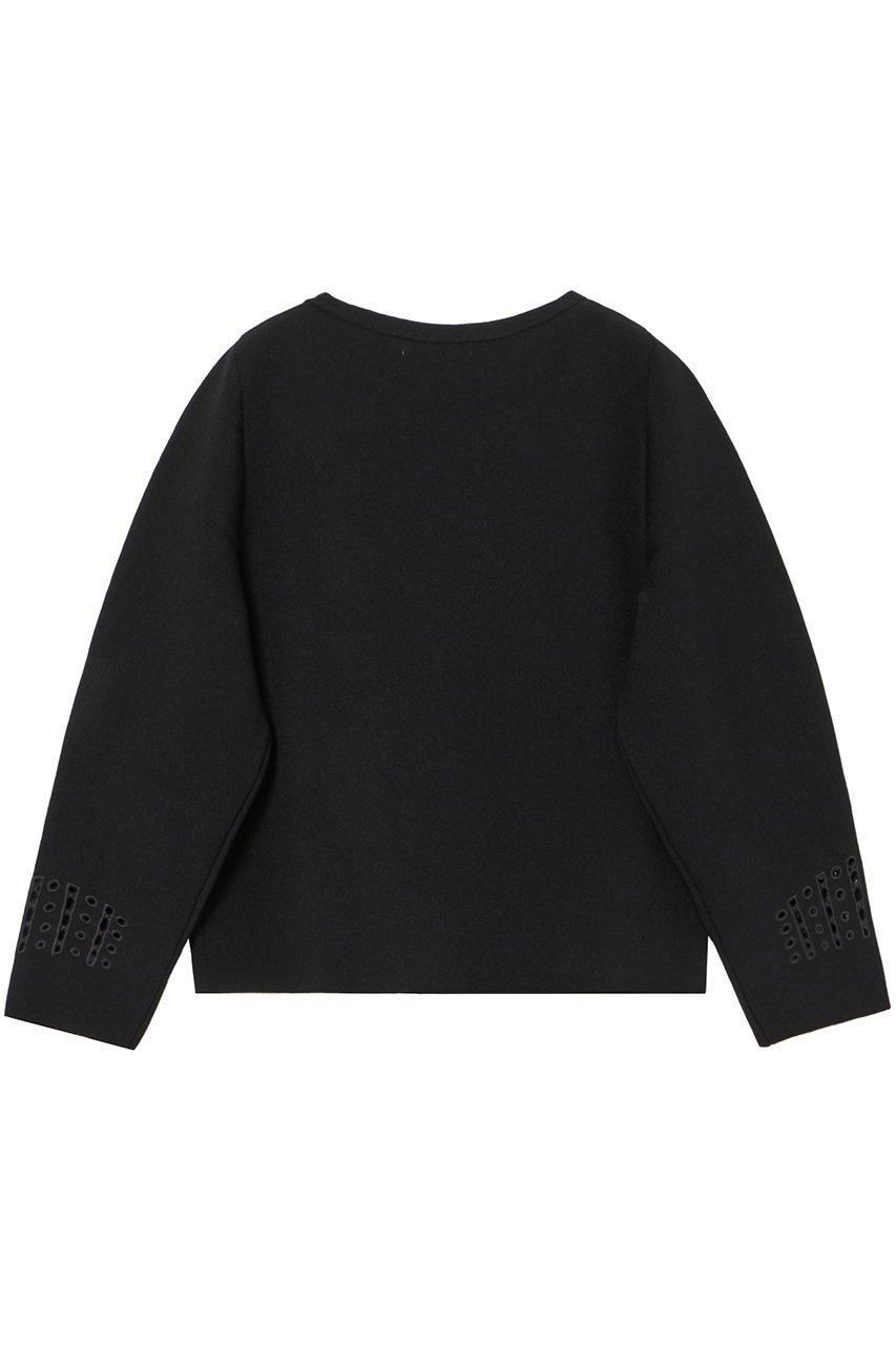 【アナイ/ANAYI】のドットカットワークショートプルオーバー 人気、トレンドファッション・服の通販 founy(ファニー) 　ファッション　Fashion　レディースファッション　Fashion for Women　トップス・カットソー　Cut & Sew Tops　ニット　Knit Tops & Sweaters　カジュアルプルオーバー・ニットトップス　Pullovers & Knit Tops / Casual Pullovers　おすすめ　Recommended / Our Picks　なめらか　Smooth, Silky Texture　ショート　Short, Short Length　シルク　Silk, 100% Silk　シンプル　Simple, Minimal　ストレッチ　Stretch, Stretchy Fabric　スペシャル　Special, Limited Edition　ドット　Polka Dot, Dot Pattern　パターン　Pattern, Design Print　モダン　Modern, Contemporary　ワーク　Workwear, Utility Style　other-2|ID: prp329100004608993 ipo3291000000032958148