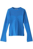 【プランク プロジェクト/PRANK PROJECT】のメッシュビスチェニット / Mesh Bustier Knit BLU(ブルー)|ID: prp329100004608996 ipo3291000000032958196