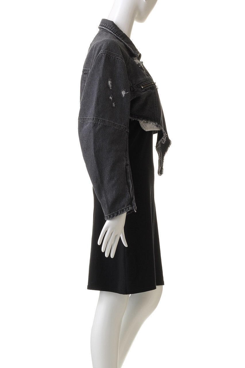 【プランク プロジェクト/PRANK PROJECT】のデニムカッティングショートブルゾン / Denim Cutting Short Blouson 人気、トレンドファッション・服の通販 founy(ファニー) 　ファッション　Fashion　レディースファッション　Fashion for Women　アウター　Coat / Outerwear Collection　レディースジャケット・軽アウター　Jackets　ブルゾンジャケット・スポーティアウター　Blouson Jackets　おすすめ　Recommended / Our Picks　インナー　Innerwear　カッティング　Cutting Detail　ジャケット　Jacket, Outerwear　デニム　Denim, Jeans Material　ビンテージ　Vintage, Retro Style　ブルゾン　Blouson, Bomber Jacket　ベスト　Vest, Waistcoat　軽量　Lightweight, Ultra Light　other-3|ID: prp329100004608998 ipo3291000000032958252