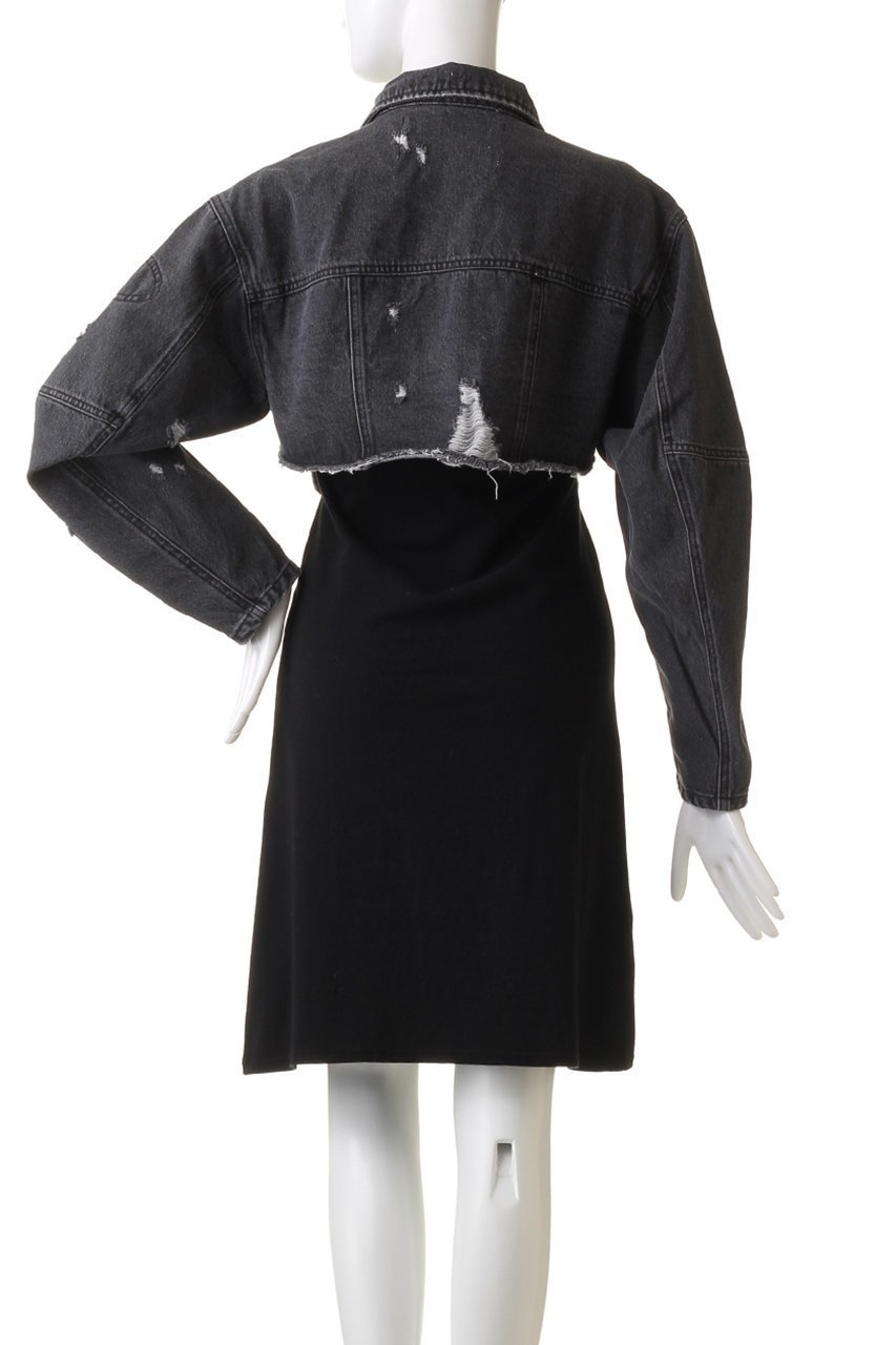 【プランク プロジェクト/PRANK PROJECT】のデニムカッティングショートブルゾン / Denim Cutting Short Blouson 人気、トレンドファッション・服の通販 founy(ファニー) 　ファッション　Fashion　レディースファッション　Fashion for Women　アウター　Coat / Outerwear Collection　レディースジャケット・軽アウター　Jackets　ブルゾンジャケット・スポーティアウター　Blouson Jackets　おすすめ　Recommended / Our Picks　インナー　Innerwear　カッティング　Cutting Detail　ジャケット　Jacket, Outerwear　デニム　Denim, Jeans Material　ビンテージ　Vintage, Retro Style　ブルゾン　Blouson, Bomber Jacket　ベスト　Vest, Waistcoat　軽量　Lightweight, Ultra Light　other-4|ID: prp329100004608998 ipo3291000000032958257