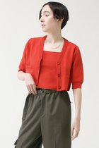 【マルティニーク/martinique】のクロップドセットカーディガン(アンサンブル対応可) レッド|ID: prp329100004609002 ipo3291000000032958311