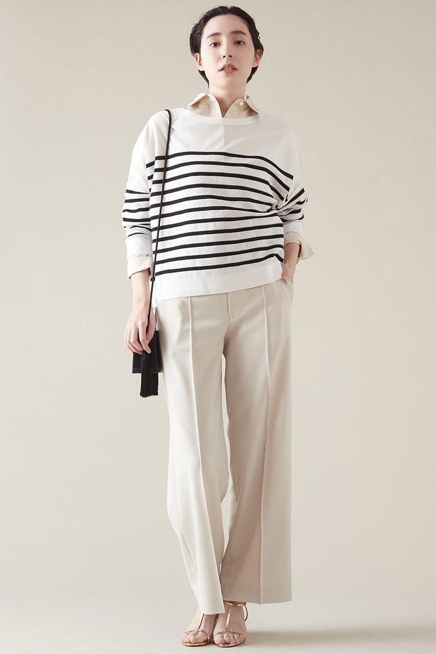 【マルティニーク/martinique】の【Traditional Weatherwear】BMB KNIT SHEER ボーダーシアーニット 人気、トレンドファッション・服の通販 founy(ファニー) 　ファッション　Fashion　レディースファッション　Fashion for Women　トップス・カットソー　Cut & Sew Tops　ニット　Knit Tops & Sweaters　カジュアルプルオーバー・ニットトップス　Pullovers & Knit Tops / Casual Pullovers　キルティング　Quilted, Quilting　シアー　Sheer, See-Through　ベーシック　Basic, Essential　ボーダー　Border, Stripe　other-4|ID: prp329100004609003 ipo3291000000032958316