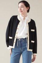 【マルティニーク/martinique】の【Traditional Weatherwear】ARKLEY KNIT バイカラーカーディガン ブラック|ID: prp329100004609004 ipo3291000000032958332