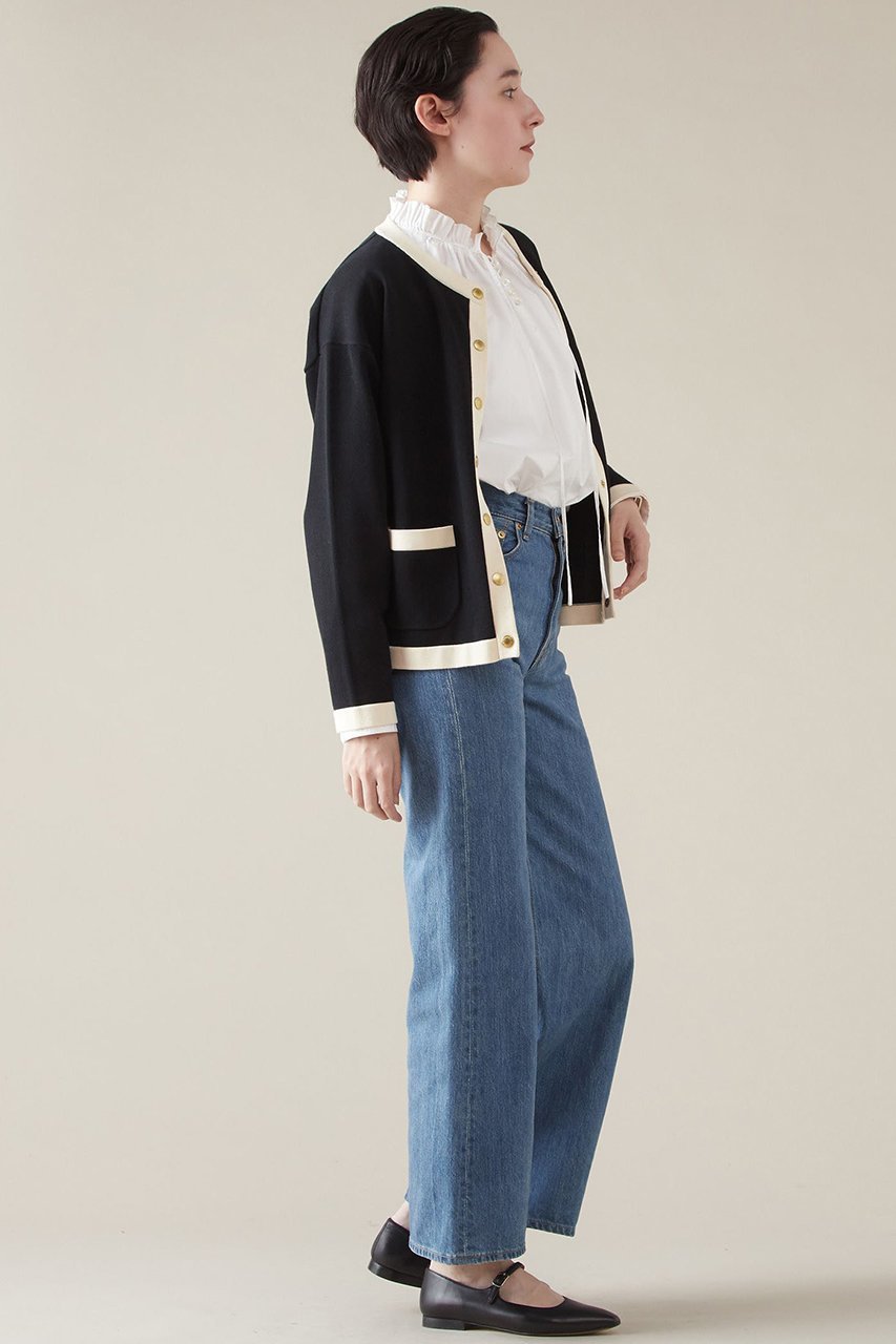 【マルティニーク/martinique】の【Traditional Weatherwear】ARKLEY KNIT バイカラーカーディガン 人気、トレンドファッション・服の通販 founy(ファニー) 　ファッション　Fashion　レディースファッション　Fashion for Women　トップス・カットソー　Cut & Sew Tops　ニット　Knit Tops & Sweaters　カーディガン・羽織り　Layered Style Cardigans　カーディガン　Cardigan, Knitwear　キルティング　Quilted, Quilting　ドット　Polka Dot, Dot Pattern　ベーシック　Basic, Essential　エレガント 上品　Elegant　other-5|ID: prp329100004609004 ipo3291000000032958343