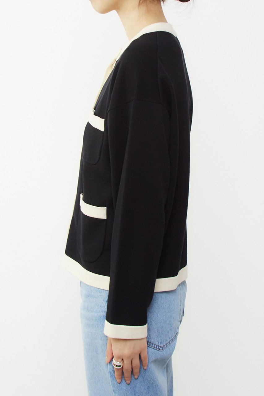 【マルティニーク/martinique】の【Traditional Weatherwear】ARKLEY KNIT バイカラーカーディガン 人気、トレンドファッション・服の通販 founy(ファニー) 　ファッション　Fashion　レディースファッション　Fashion for Women　トップス・カットソー　Cut & Sew Tops　ニット　Knit Tops & Sweaters　カーディガン・羽織り　Layered Style Cardigans　カーディガン　Cardigan, Knitwear　キルティング　Quilted, Quilting　ドット　Polka Dot, Dot Pattern　ベーシック　Basic, Essential　エレガント 上品　Elegant　other-8|ID: prp329100004609004 ipo3291000000032958354