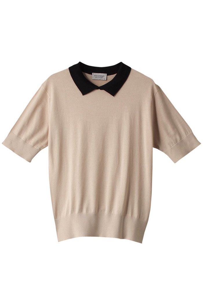 【マルティニーク/martinique】の【JOHN SMEDLEY】半袖クレリックポロシャツ インテリア・キッズ・メンズ・レディースファッション・服の通販 founy(ファニー) https://founy.com/ ファッション Fashion レディースファッション Fashion for Women トップス・カットソー Cut & Sew Tops ニット Knit Tops & Sweaters シャツ・ブラウス・オフィスカジュアル Elegant Blouses & Button-Ups ポロシャツ・きれいめカジュアル Smart-Casual Polo Tops カジュアルプルオーバー・ニットトップス Pullovers & Knit Tops / Casual Pullovers インナー Innerwear コンパクト Compact, Small Size シアー Sheer, See-Through シンプル Simple, Minimal 半袖 Short Sleeve, Half Sleeve |ID: prp329100004609005 ipo3291000000032958357
