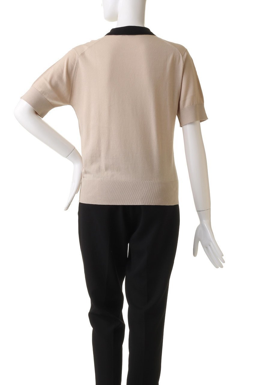 【マルティニーク/martinique】の【JOHN SMEDLEY】半袖クレリックポロシャツ 人気、トレンドファッション・服の通販 founy(ファニー) 　ファッション　Fashion　レディースファッション　Fashion for Women　トップス・カットソー　Cut & Sew Tops　ニット　Knit Tops & Sweaters　シャツ・ブラウス・オフィスカジュアル　Elegant Blouses & Button-Ups　ポロシャツ・きれいめカジュアル　Smart-Casual Polo Tops　カジュアルプルオーバー・ニットトップス　Pullovers & Knit Tops / Casual Pullovers　インナー　Innerwear　コンパクト　Compact, Small Size　シアー　Sheer, See-Through　シンプル　Simple, Minimal　半袖　Short Sleeve, Half Sleeve　other-4|ID: prp329100004609005 ipo3291000000032958374
