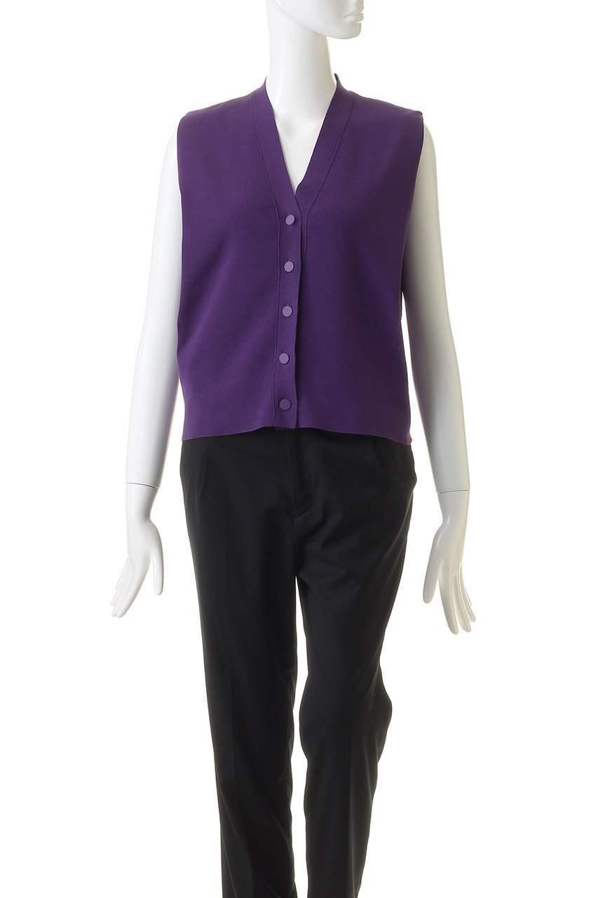 【マルティニーク/martinique】の【l heritage martinique】フルニードルベスト 人気、トレンドファッション・服の通販 founy(ファニー) 　ファッション　Fashion　レディースファッション　Fashion for Women　トップス・カットソー　Cut & Sew Tops　ニット　Knit Tops & Sweaters　カーディガン・羽織り　Layered Style Cardigans　ベスト&ジレ / 重ね着スタイル　Vests & Gilets　おすすめ　Recommended / Our Picks　カーディガン　Cardigan, Knitwear　コンパクト　Compact, Small Size　バランス　Balance, Style Balance　ボトム　Bottoms, Lower Wear　メタル　Metal, Metal Parts　other-2|ID: prp329100004609006 ipo3291000000032958446