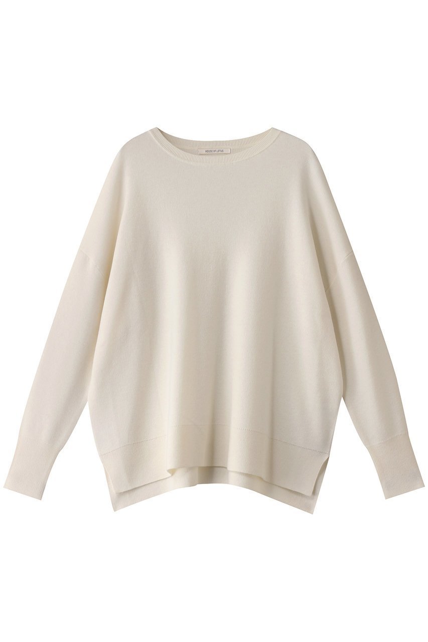 【ハウス オブ ロータス/HOUSE OF LOTUS】のウールスムースボートネックプルオーバー 人気、トレンドファッション・服の通販 founy(ファニー) 　ファッション　Fashion　レディースファッション　Fashion for Women　トップス・カットソー　Cut & Sew Tops　ニット　Knit Tops & Sweaters　カジュアルプルオーバー・ニットトップス　Pullovers & Knit Tops / Casual Pullovers　なめらか　Smooth, Silky Texture　冬　Winter / This Winter　定番　Standard, Basic Item　A/W・秋冬　Autumn/Winter　 other-1|ID: prp329100004609010 ipo3291000000034957204
