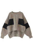 【ヒューエルミュージアム/hueLe Museum】の【hLM】ケーブル編みニットプルオーバー ベージュ|ID: prp329100004609012 ipo3291000000032958630
