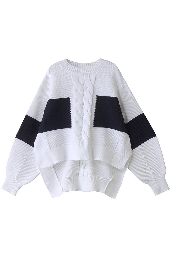 【ヒューエルミュージアム/hueLe Museum】の【hLM】ケーブル編みニットプルオーバー インテリア・キッズ・メンズ・レディースファッション・服の通販 founy(ファニー) https://founy.com/ ファッション Fashion レディースファッション Fashion for Women トップス・カットソー Cut & Sew Tops ニット Knit Tops & Sweaters カジュアルプルオーバー・ニットトップス Pullovers & Knit Tops / Casual Pullovers スリット Slit, Slit Detail ボトム Bottoms, Lower Wear |ID: prp329100004609012 ipo3291000000036896184