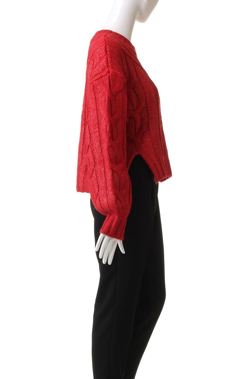 【プランク プロジェクト/PRANK PROJECT】のケーブルベイントニットプルオーバー / Cable Painted Knit Pullover 人気、トレンドファッション・服の通販 founy(ファニー) 　ファッション　Fashion　レディースファッション　Fashion for Women　トップス・カットソー　Cut & Sew Tops　ニット　Knit Tops & Sweaters　カジュアルプルオーバー・ニットトップス　Pullovers & Knit Tops / Casual Pullovers　ウォーム　Warm Fabric　クロップド　Cropped, Short Length　ボトム　Bottoms, Lower Wear　other-3|ID: prp329100004609013 ipo3291000000032958661
