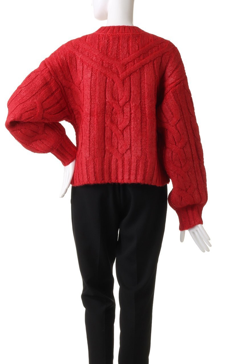 【プランク プロジェクト/PRANK PROJECT】のケーブルベイントニットプルオーバー / Cable Painted Knit Pullover 人気、トレンドファッション・服の通販 founy(ファニー) 　ファッション　Fashion　レディースファッション　Fashion for Women　トップス・カットソー　Cut & Sew Tops　ニット　Knit Tops & Sweaters　カジュアルプルオーバー・ニットトップス　Pullovers & Knit Tops / Casual Pullovers　ウォーム　Warm Fabric　クロップド　Cropped, Short Length　ボトム　Bottoms, Lower Wear　other-4|ID: prp329100004609013 ipo3291000000032958664