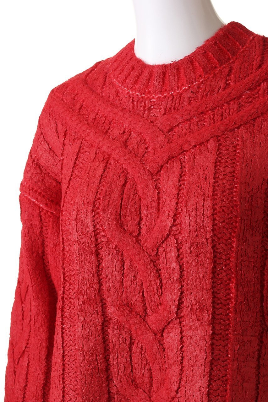【プランク プロジェクト/PRANK PROJECT】のケーブルベイントニットプルオーバー / Cable Painted Knit Pullover 人気、トレンドファッション・服の通販 founy(ファニー) 　ファッション　Fashion　レディースファッション　Fashion for Women　トップス・カットソー　Cut & Sew Tops　ニット　Knit Tops & Sweaters　カジュアルプルオーバー・ニットトップス　Pullovers & Knit Tops / Casual Pullovers　ウォーム　Warm Fabric　クロップド　Cropped, Short Length　ボトム　Bottoms, Lower Wear　other-5|ID: prp329100004609013 ipo3291000000032958668