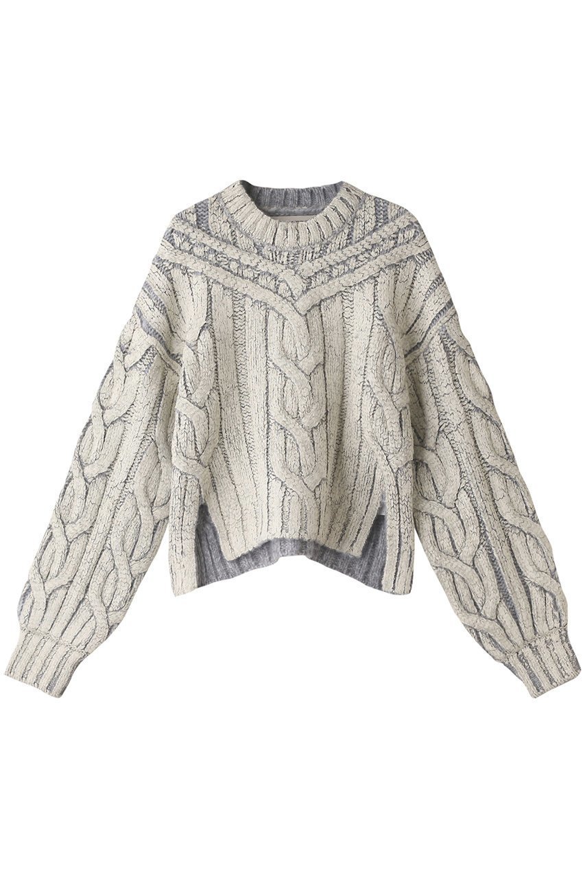 【プランク プロジェクト/PRANK PROJECT】のケーブルベイントニットプルオーバー / Cable Painted Knit Pullover インテリア・キッズ・メンズ・レディースファッション・服の通販 founy(ファニー) ファッション Fashion レディースファッション Fashion for Women トップス・カットソー Cut & Sew Tops ニット Knit Tops & Sweaters カジュアルプルオーバー・ニットトップス Pullovers & Knit Tops / Casual Pullovers ウォーム Warm Fabric クロップド Cropped, Short Length ボトム Bottoms, Lower Wear IVR(アイボリー)|ID: prp329100004609013 ipo3291000000034422825