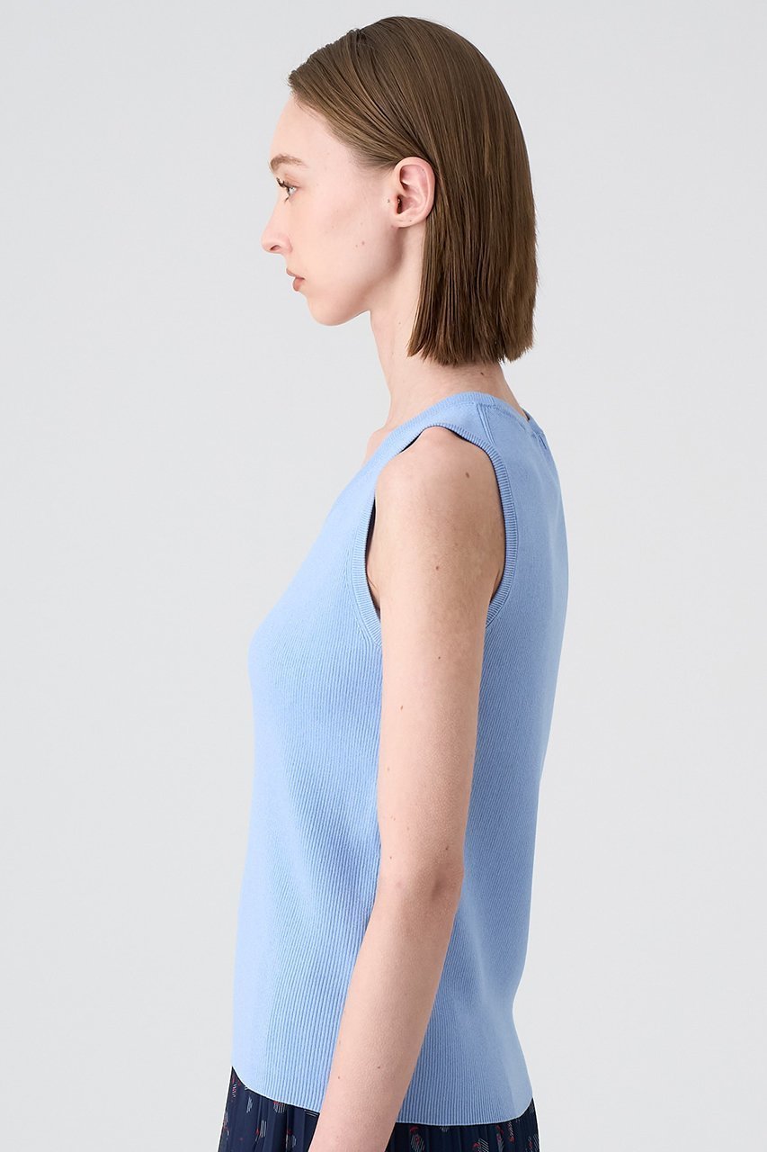 【アナイ/ANAYI】のシアーヤーンノースリーブ プルオーバー 人気、トレンドファッション・服の通販 founy(ファニー) 　ファッション　Fashion　レディースファッション　Fashion for Women　トップス・カットソー　Cut & Sew Tops　ニット　Knit Tops & Sweaters　キャミソール&ノースリーブ　Camisoles & Sleeveless Tops　カジュアルプルオーバー・ニットトップス　Pullovers & Knit Tops / Casual Pullovers　アンサンブル　Ensemble Set　イタリア　Italy　カーディガン　Cardigan, Knitwear　シアー　Sheer, See-Through　ジャケット　Jacket, Outerwear　タンク　Tank Top, Sleeveless Top　エレガント 上品　Elegant　other-4|ID: prp329100004609016 ipo3291000000032958805