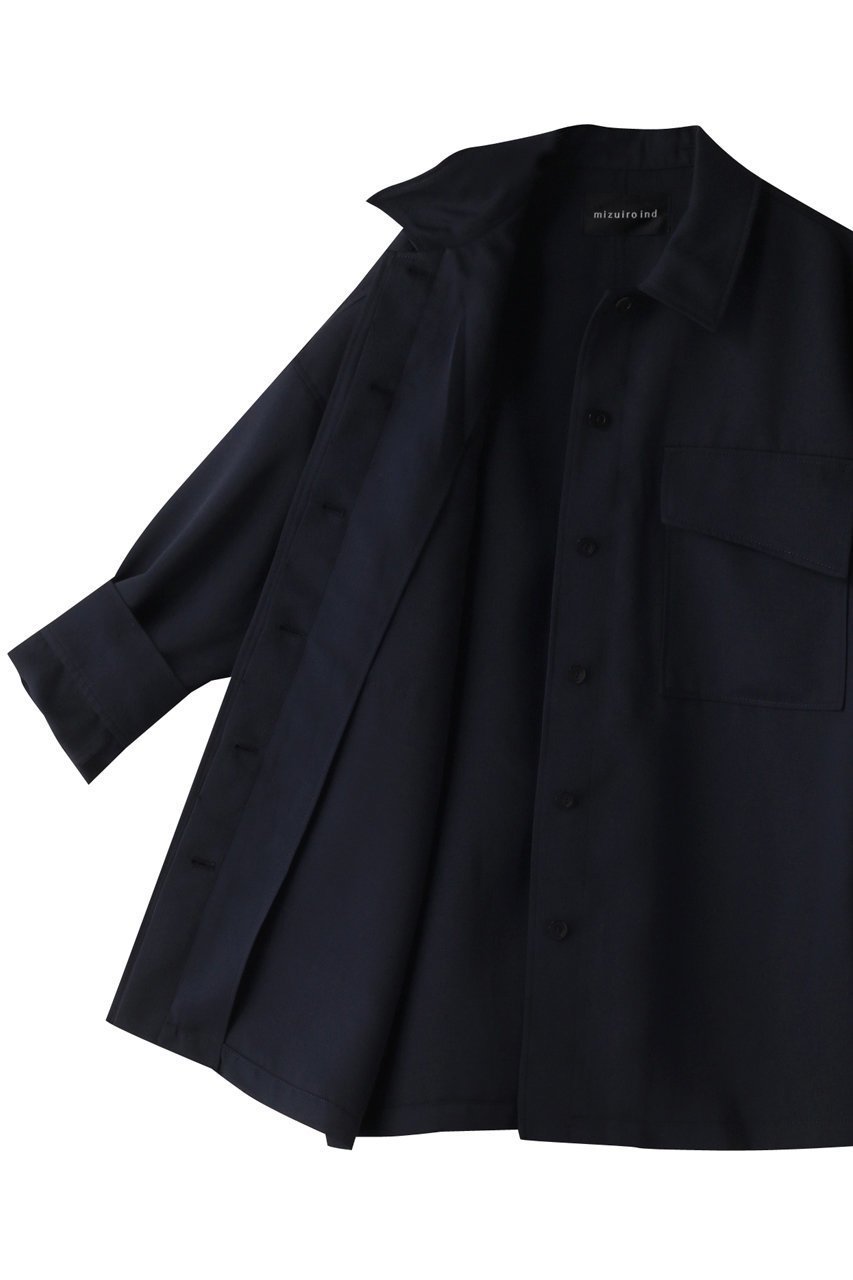 【ミズイロ インド/mizuiro ind】のwork wide shirt JK ジャケット 人気、トレンドファッション・服の通販 founy(ファニー) ファッション Fashion レディースファッション Fashion for Women アウター Coat / Outerwear Collection レディースジャケット・軽アウター Jackets ジャケット Jacket, Outerwear フレア Flare, Flared フロント Front, Front Design ボトム Bottoms, Lower Wear ポケット Pocket, Pocket Detail 羽織 Haori, Light Jacket other-6|ID: prp329100004609018 ipo3291000000034980508