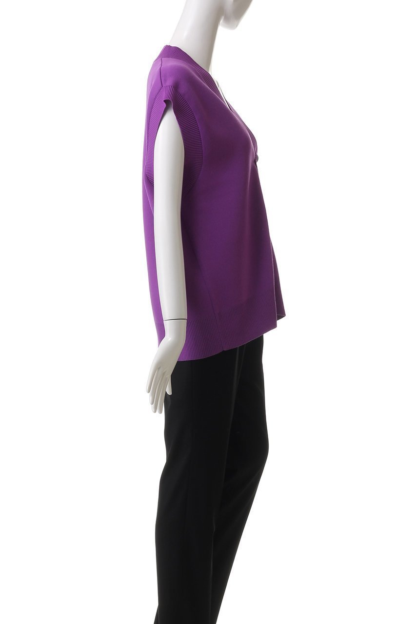 【ヒューエルミュージアム/hueLe Museum】の【STUMBLY】Painted Metal Button Gilet 人気、トレンドファッション・服の通販 founy(ファニー) 　ファッション　Fashion　レディースファッション　Fashion for Women　トップス・カットソー　Cut & Sew Tops　ニット　Knit Tops & Sweaters　カーディガン・羽織り　Layered Style Cardigans　ベスト&ジレ / 重ね着スタイル　Vests & Gilets　カーディガン　Cardigan, Knitwear　シンプル　Simple, Minimal　デニム　Denim, Jeans Material　メタル　Metal, Metal Parts　リラックス　Relax, Relaxed Fit　other-3|ID: prp329100004609020 ipo3291000000035747279