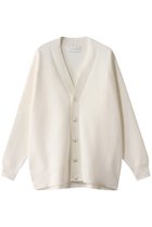 【ヒューエルミュージアム/hueLe Museum】の【STUMBLY】Painted Metal Button Cardigan 人気、トレンドファッション・服の通販 founy(ファニー) ファッション Fashion レディースファッション Fashion for Women トップス・カットソー Cut & Sew Tops ニット Knit Tops & Sweaters カーディガン・羽織り Layered Style Cardigans カーディガン Cardigan, Knitwear シンプル Simple, Minimal フォーマル Formal, Dressy リラックス Relax, Relaxed Fit thumbnail ホワイト|ID: prp329100004609021 ipo3291000000035962277