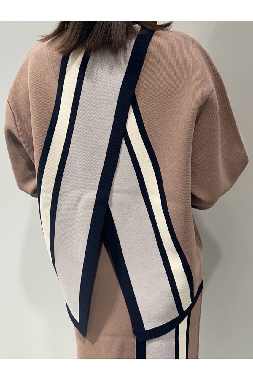 【アドーア/ADORE】のラインニット 人気、トレンドファッション・服の通販 founy(ファニー) 　ファッション　Fashion　レディースファッション　Fashion for Women　トップス・カットソー　Cut & Sew Tops　ニット　Knit Tops & Sweaters　カジュアルプルオーバー・ニットトップス　Pullovers & Knit Tops / Casual Pullovers　シンプル　Simple, Minimal　ストレッチ　Stretch, Stretchy Fabric　フロント　Front, Front Design　other-6|ID: prp329100004609025 ipo3291000000032959128