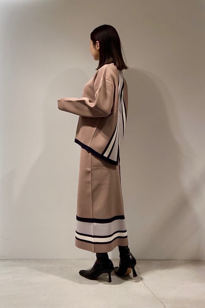【アドーア/ADORE】のラインニット 人気、トレンドファッション・服の通販 founy(ファニー) 　ファッション　Fashion　レディースファッション　Fashion for Women　トップス・カットソー　Cut & Sew Tops　ニット　Knit Tops & Sweaters　カジュアルプルオーバー・ニットトップス　Pullovers & Knit Tops / Casual Pullovers　シンプル　Simple, Minimal　ストレッチ　Stretch, Stretchy Fabric　フロント　Front, Front Design　other-8|ID: prp329100004609025 ipo3291000000032959134