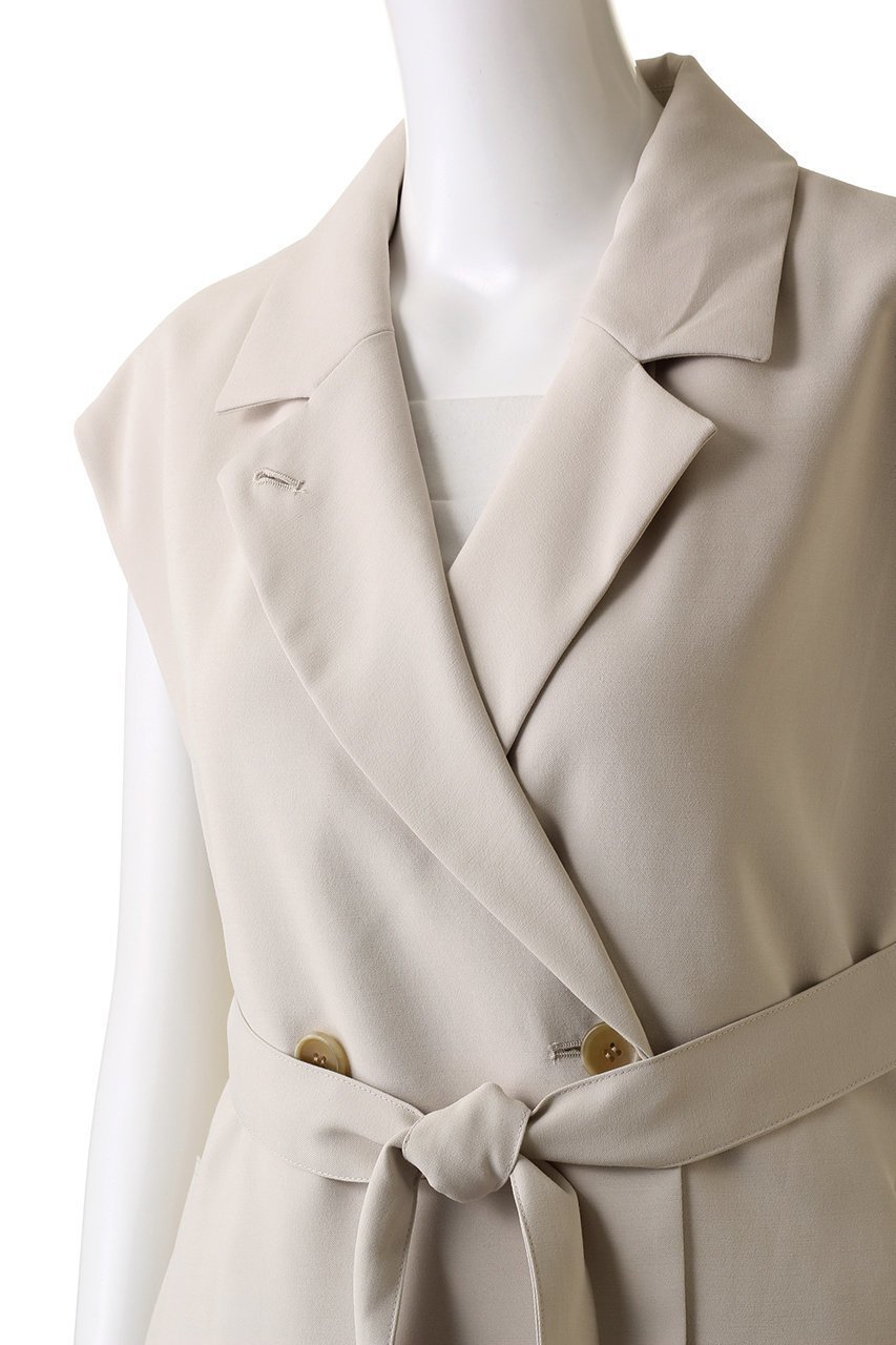【クラネ/CLANE】のDOUBLE BREASTED GILET/ジレ 人気、トレンドファッション・服の通販 founy(ファニー) 　ファッション　Fashion　レディースファッション　Fashion for Women　アウター　Coat / Outerwear Collection　レディースジャケット・軽アウター　Jackets　ジャケット　Jacket, Outerwear　ダブル　Double, Double-Breasted　フロント　Front, Front Design　ベスト　Vest, Waistcoat　ロング　Long, Long-Length　other-5|ID: prp329100004609027 ipo3291000000032959222