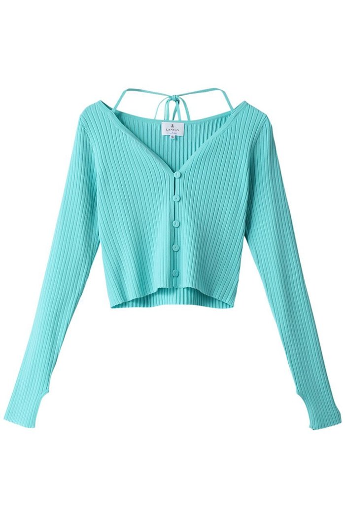【ランバン オン ブルー/LANVIN en Bleu】のショートレディーカーディガン インテリア・キッズ・メンズ・レディースファッション・服の通販 founy(ファニー) https://founy.com/ ファッション Fashion レディースファッション Fashion for Women トップス・カットソー Cut & Sew Tops ニット Knit Tops & Sweaters カーディガン・羽織り Layered Style Cardigans カーディガン Cardigan, Knitwear ショート Short, Short Length |ID: prp329100004609028 ipo3291000000032959247
