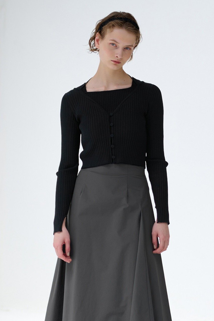 【ランバン オン ブルー/LANVIN en Bleu】のショートレディーカーディガン 人気、トレンドファッション・服の通販 founy(ファニー) 　ファッション　Fashion　レディースファッション　Fashion for Women　トップス・カットソー　Cut & Sew Tops　ニット　Knit Tops & Sweaters　カーディガン・羽織り　Layered Style Cardigans　カーディガン　Cardigan, Knitwear　ショート　Short, Short Length　other-8|ID: prp329100004609028 ipo3291000000032959283