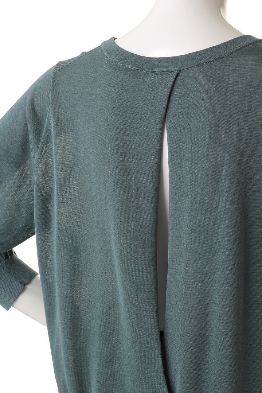 【エリオポール/heliopole】のハイウエストコットンバックタックプルオーバー 人気、トレンドファッション・服の通販 founy(ファニー) 　ファッション　Fashion　レディースファッション　Fashion for Women　トップス・カットソー　Cut & Sew Tops　ニット　Knit Tops & Sweaters　カジュアルプルオーバー・ニットトップス　Pullovers & Knit Tops / Casual Pullovers　other-5|ID: prp329100004609033 ipo3291000000032959404