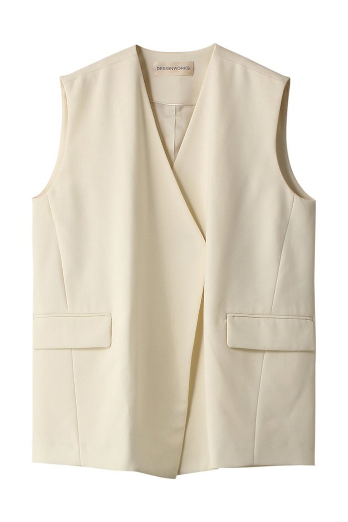 【デザイン ワークス/DESIGN WORKS】のダブルフェイスベスト インテリア・キッズ・メンズ・レディースファッション・服の通販 founy(ファニー) https://founy.com/ ファッション Fashion レディースファッション Fashion for Women アウター Coat / Outerwear Collection レディースジャケット・軽アウター Jackets オケージョン Occasion Wear シンプル Simple, Minimal ジャケット Jacket, Outerwear スタイリッシュ Stylish, Fashionable ダブル Double, Double-Breasted フェイス Face, Facial Design ベスト Vest, Waistcoat マニッシュ Mannish, Boyish |ID: prp329100004609040 ipo3291000000032959605