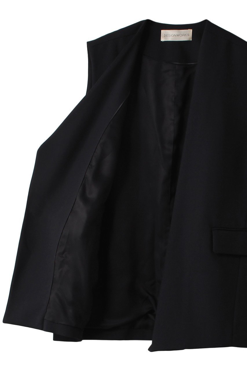 【デザイン ワークス/DESIGN WORKS】のダブルフェイスベスト 人気、トレンドファッション・服の通販 founy(ファニー) 　ファッション　Fashion　レディースファッション　Fashion for Women　アウター　Coat / Outerwear Collection　レディースジャケット・軽アウター　Jackets　オケージョン　Occasion Wear　シンプル　Simple, Minimal　ジャケット　Jacket, Outerwear　スタイリッシュ　Stylish, Fashionable　ダブル　Double, Double-Breasted　フェイス　Face, Facial Design　ベスト　Vest, Waistcoat　マニッシュ　Mannish, Boyish　other-6|ID: prp329100004609040 ipo3291000000032959631
